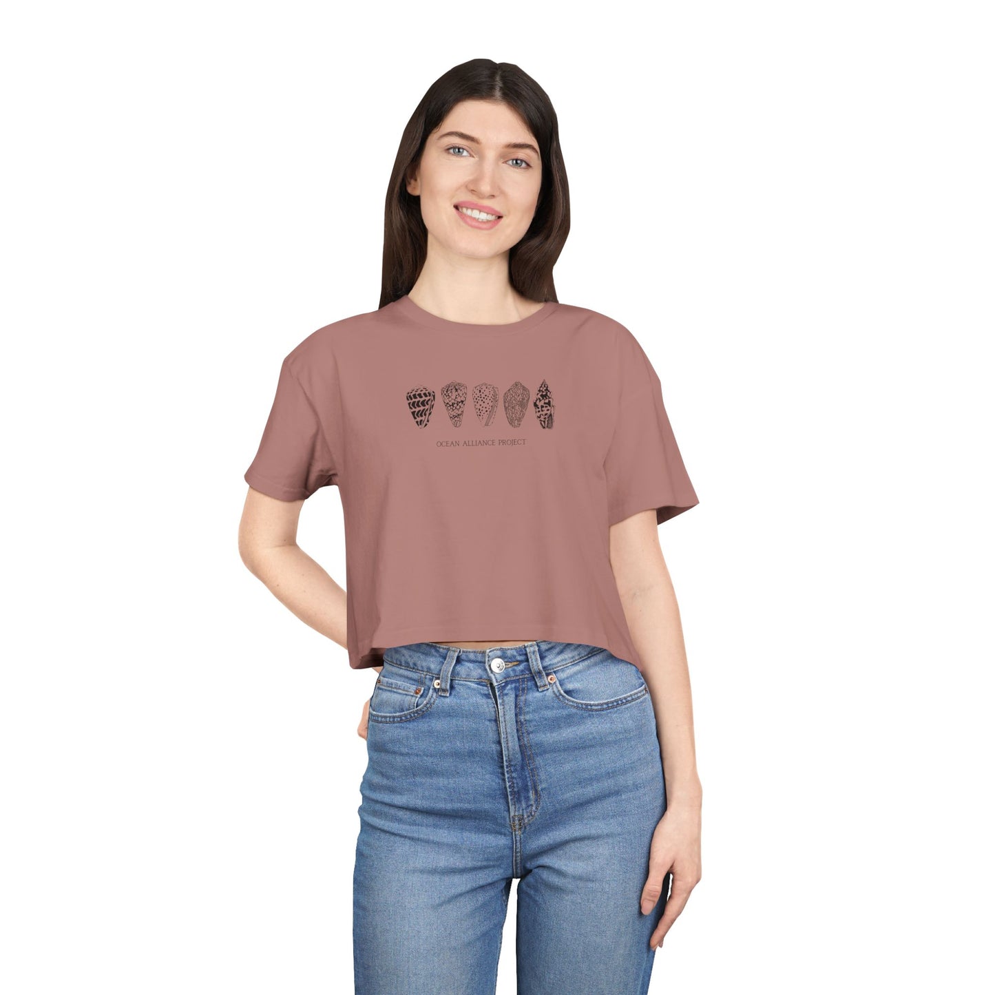 Black Shells/Women's Crop Tee