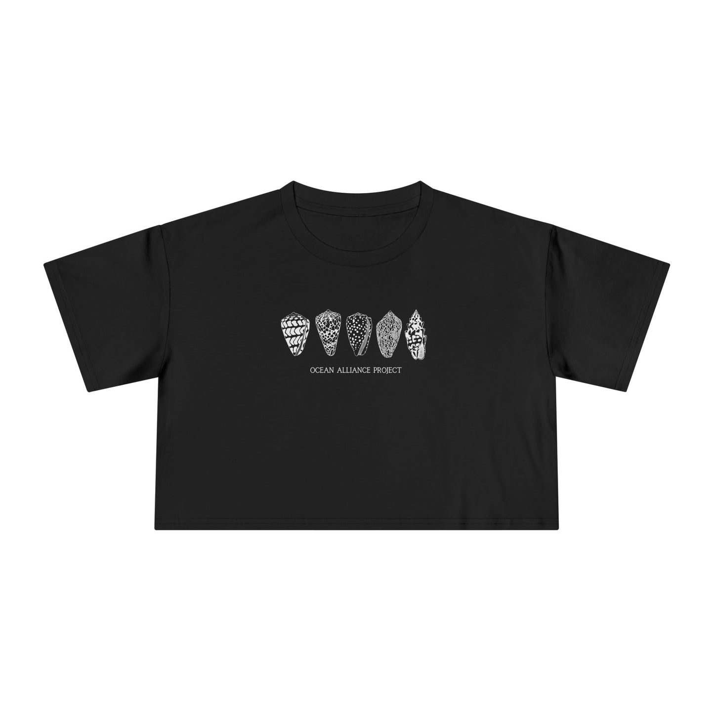 Black Shells/Women's Crop Tee