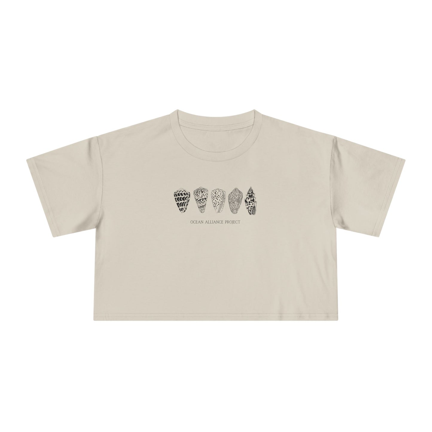 Black Shells/Women's Crop Tee