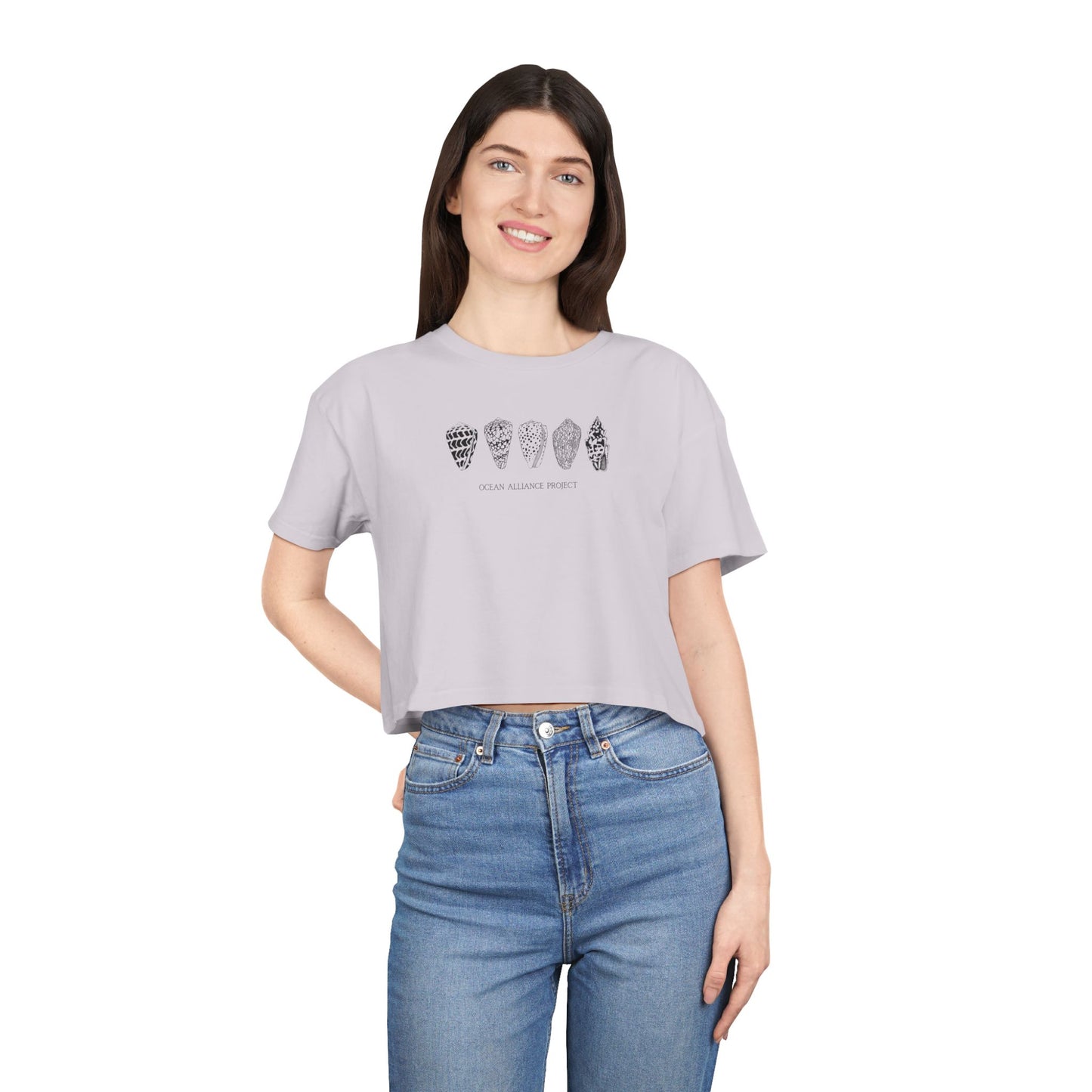 Black Shells/Women's Crop Tee