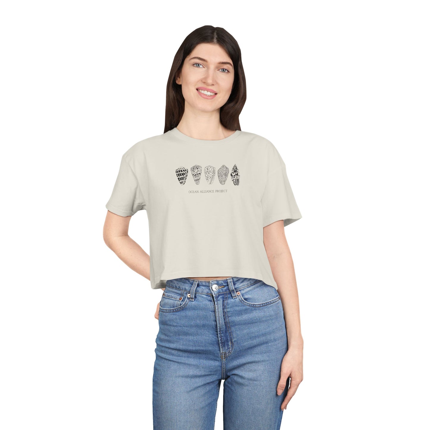 Black Shells/Women's Crop Tee