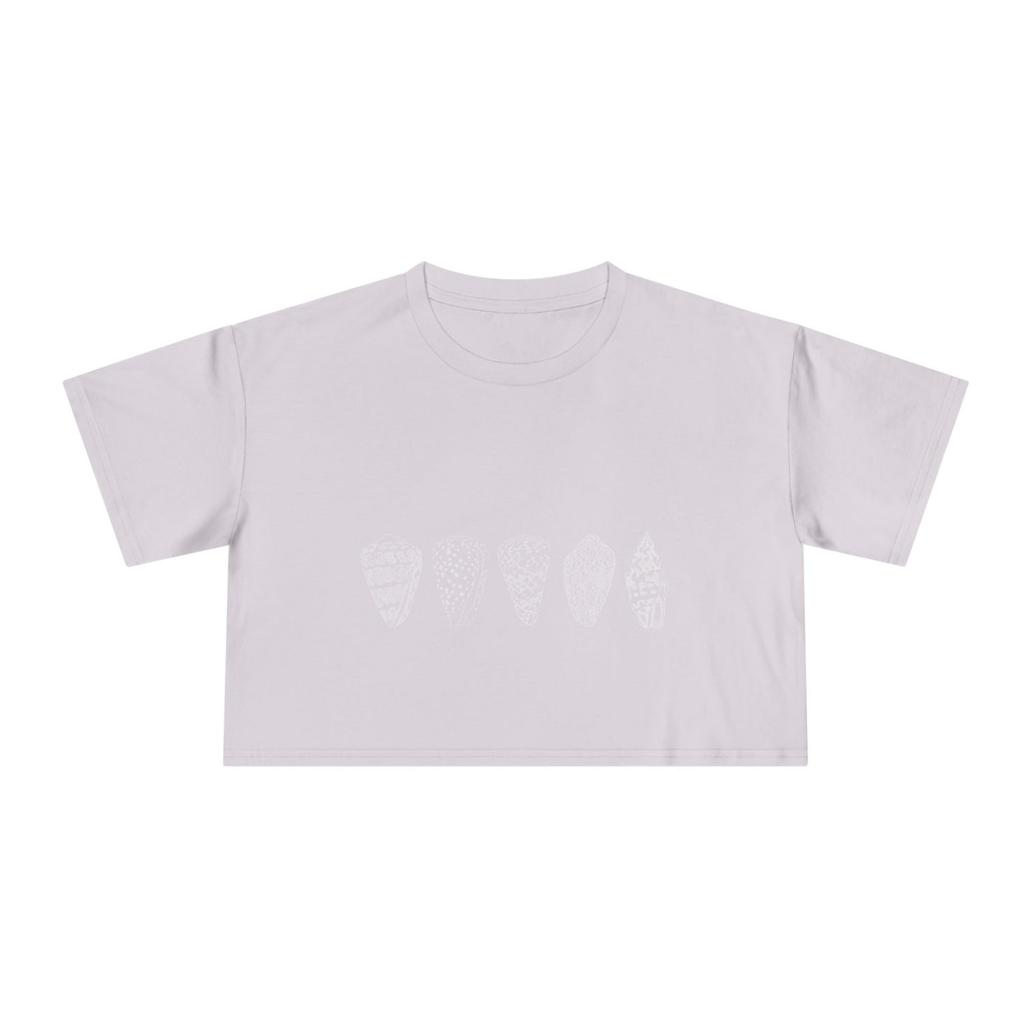 White Shells/Women's Crop Tee