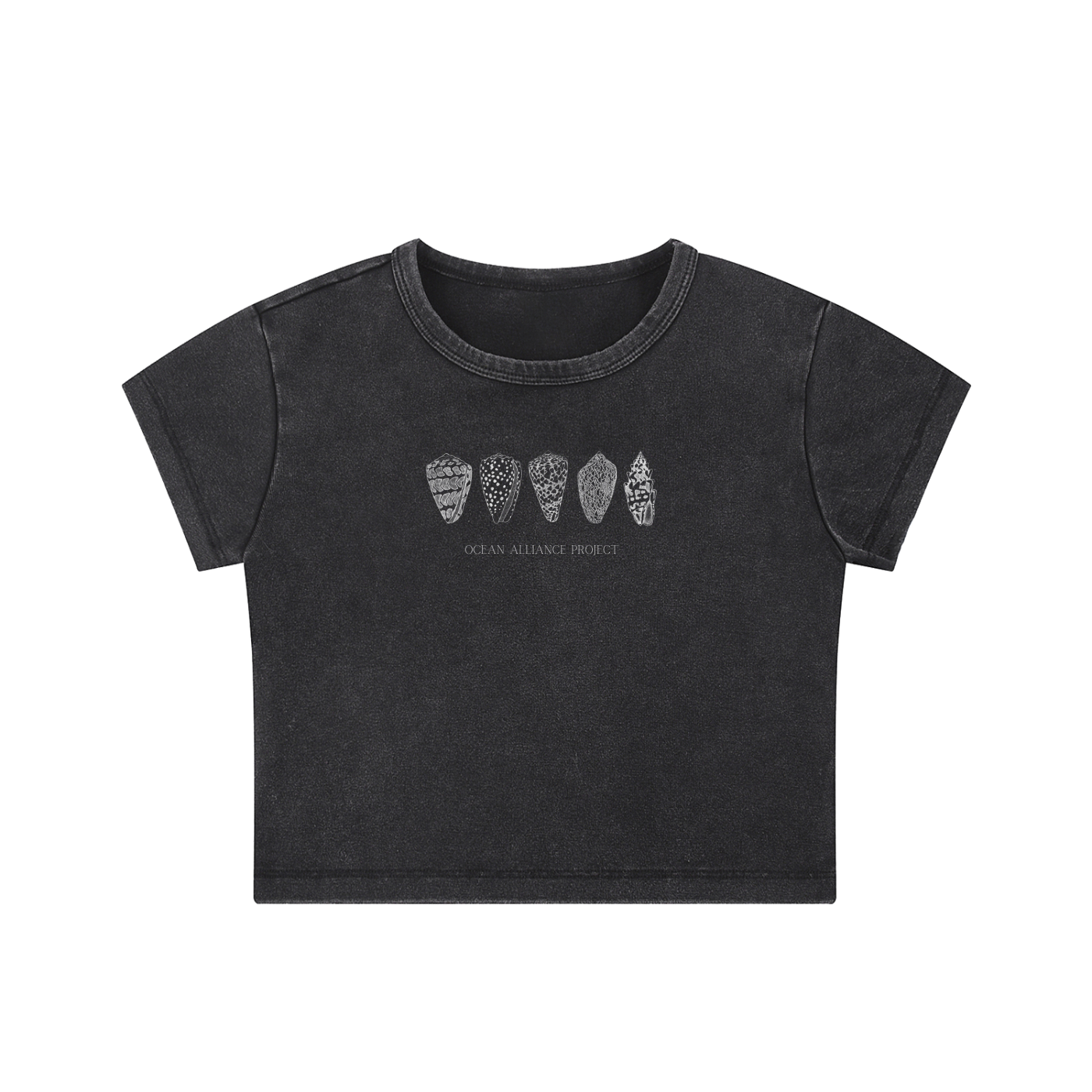 Snow Washed Crop Top