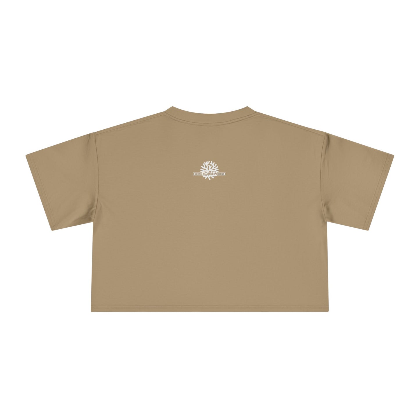 White Shells/Women's Crop Tee