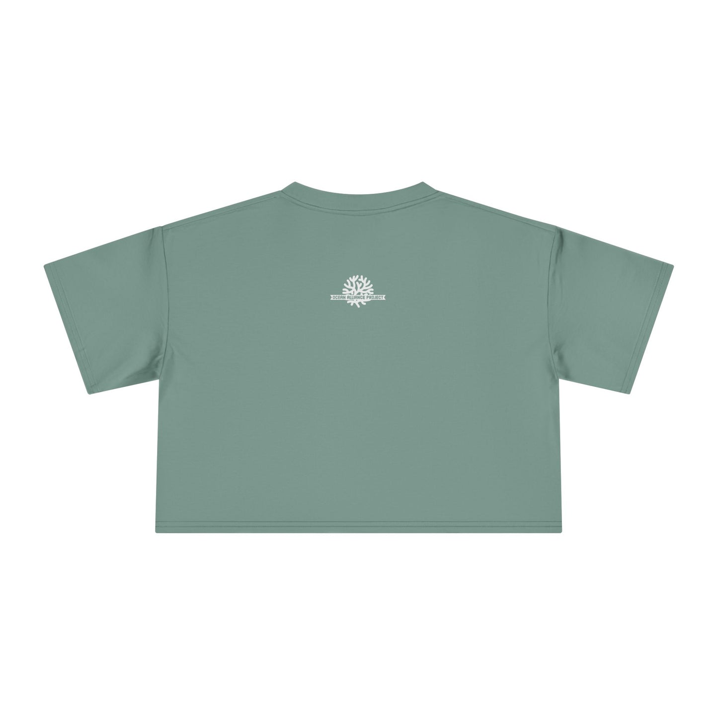 White Shells/Women's Crop Tee