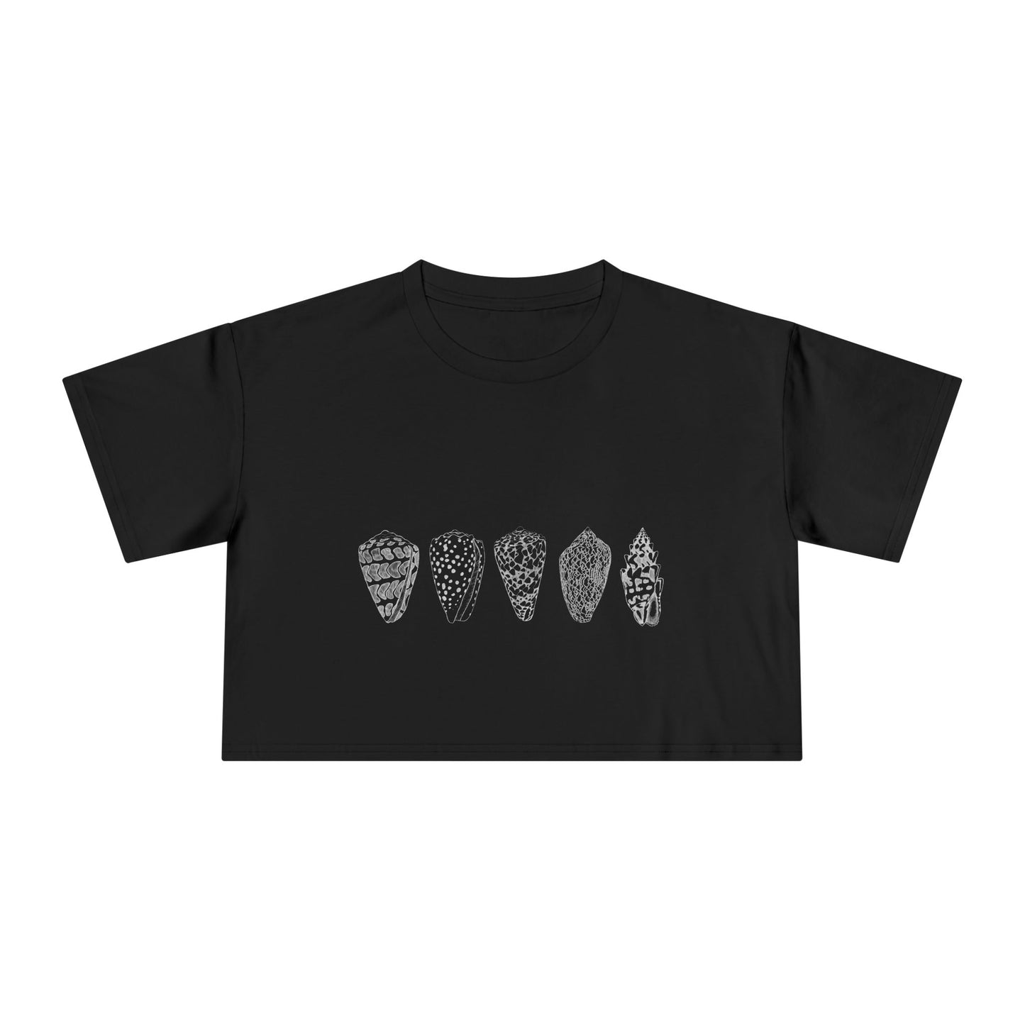 Black Shells/Women's Crop Tee