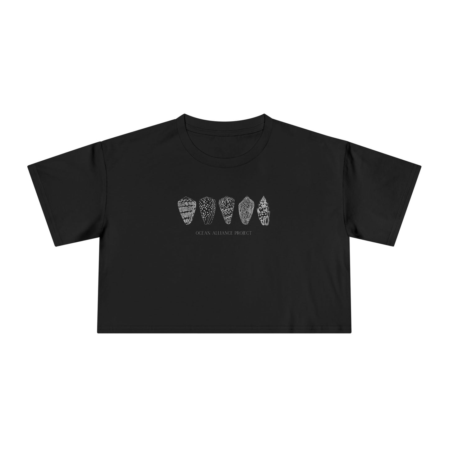 Black Shells/Women's Crop Tee