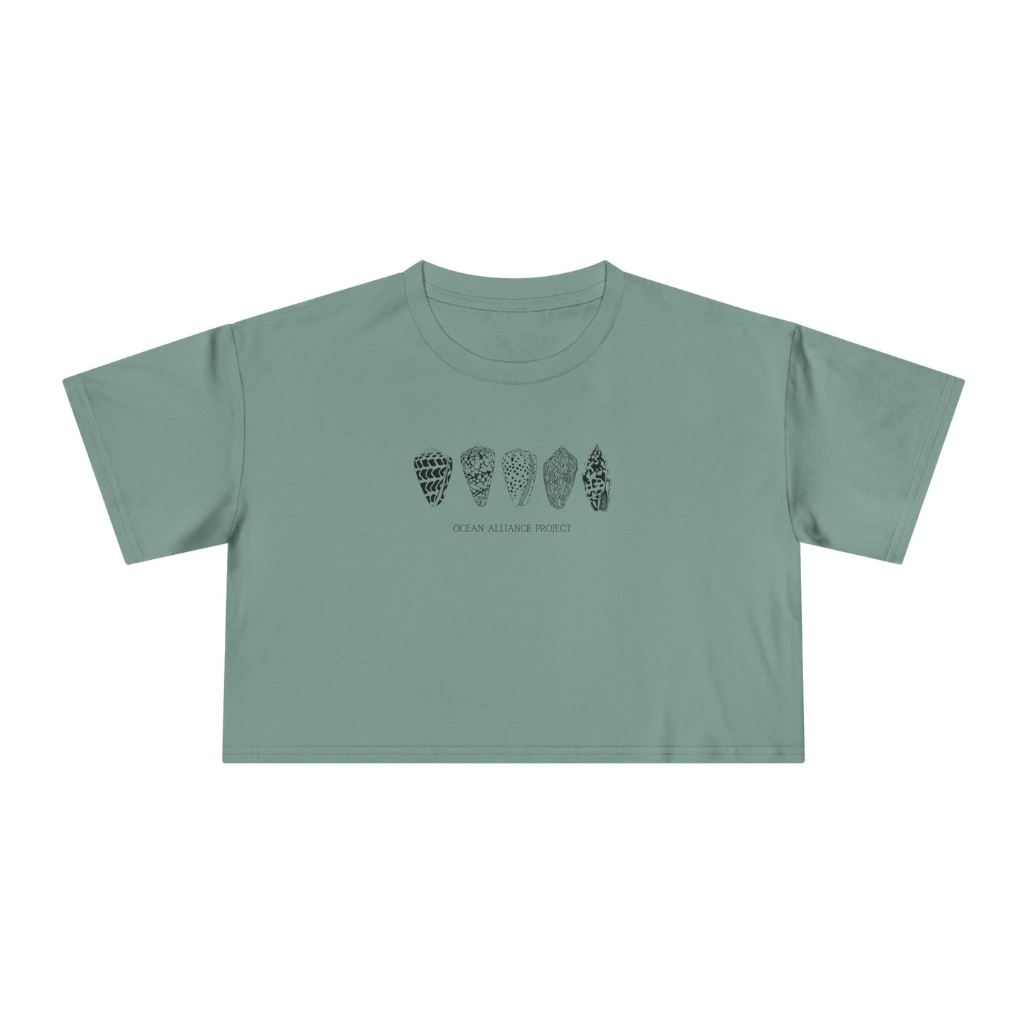 Black Shells/Women's Crop Tee